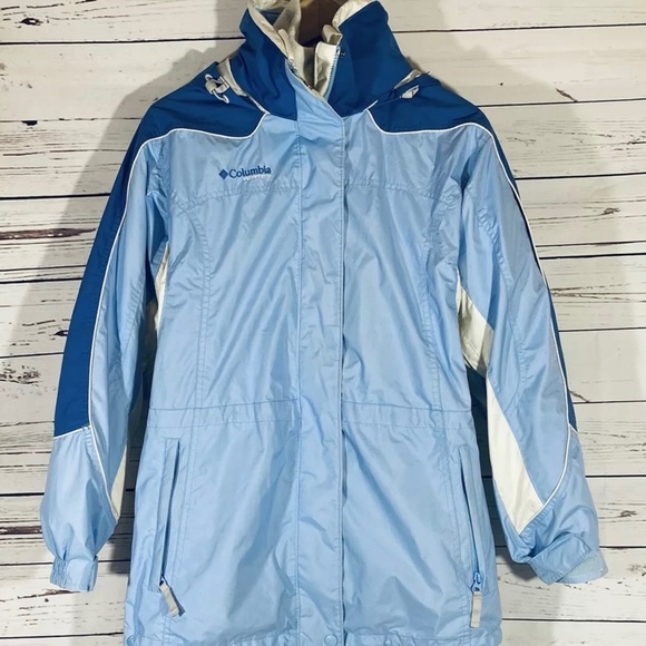 Columbia Jackets & Blazers - Columbia Vertex Hooded Ski Jacket Winter Small Blue 2 In 1 Snow Sports Warm